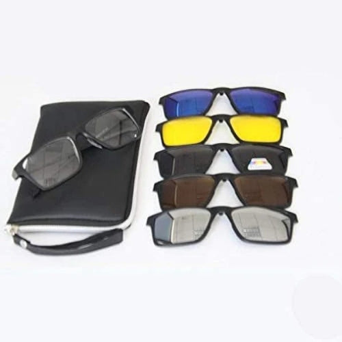 5-in-1 Magnetic Lens Sunglasses