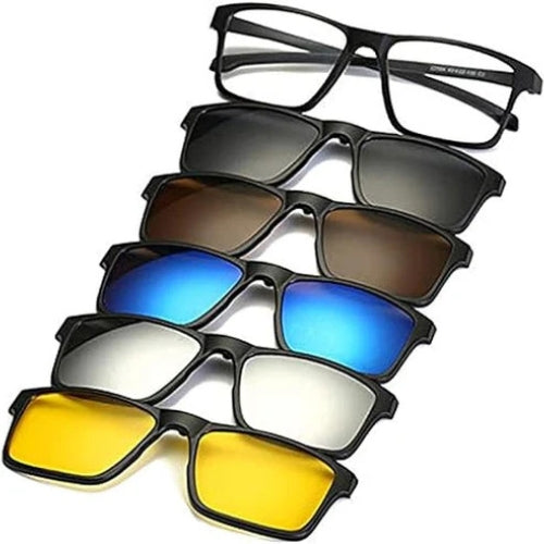 5-in-1 Magnetic Lens Sunglasses