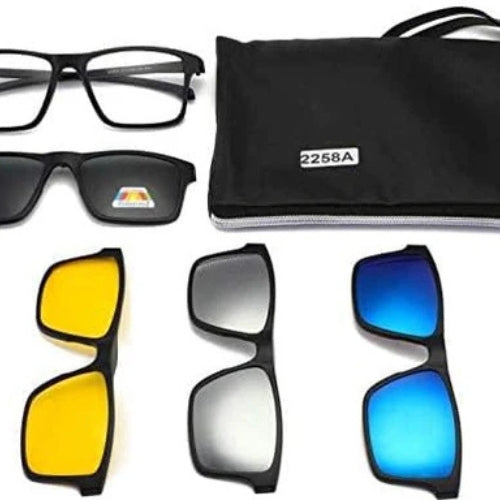 5-in-1 Magnetic Lens Sunglasses